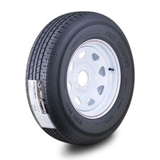 Free Country Trailer Tire Rim St20575r14 8-ply D 105m 5 Lug X 4.5 White Spoke Free Country Trailer Tire Rim St20575r14 8-ply D 105m 5 Lug X 4.5 White Spoke