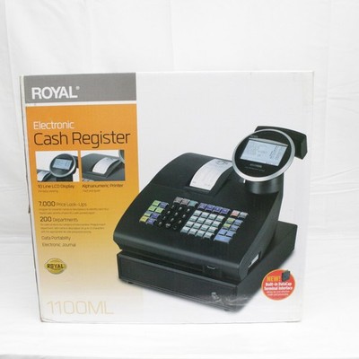 Royal 1100ML Alpha Electronic Cash Register 10 Line LCD Alphanumeric Printer