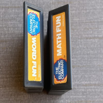 Math Fun Word Fun Intellivision the Electric Company Games 1979 UNTESTED
