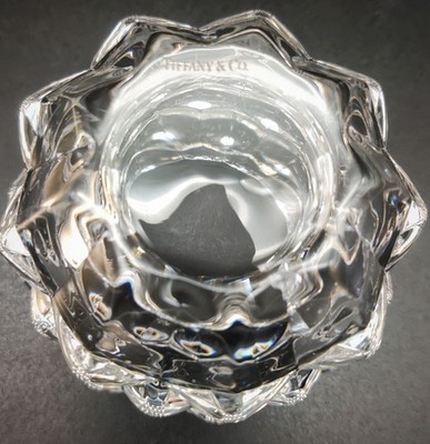 Tiffany & Co. Crystal Pinecone Votive Candle Holder - Mint