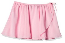Jacques Moret Girls Dance Basic Wrap Skirt Small Pink