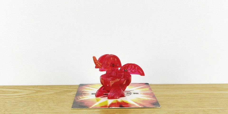 BAKUGAN B1 Translucent Pyrus DRAGONOID 420G Classic Mini "Drago" SpinMaster/SEGA - Image 4 of 4