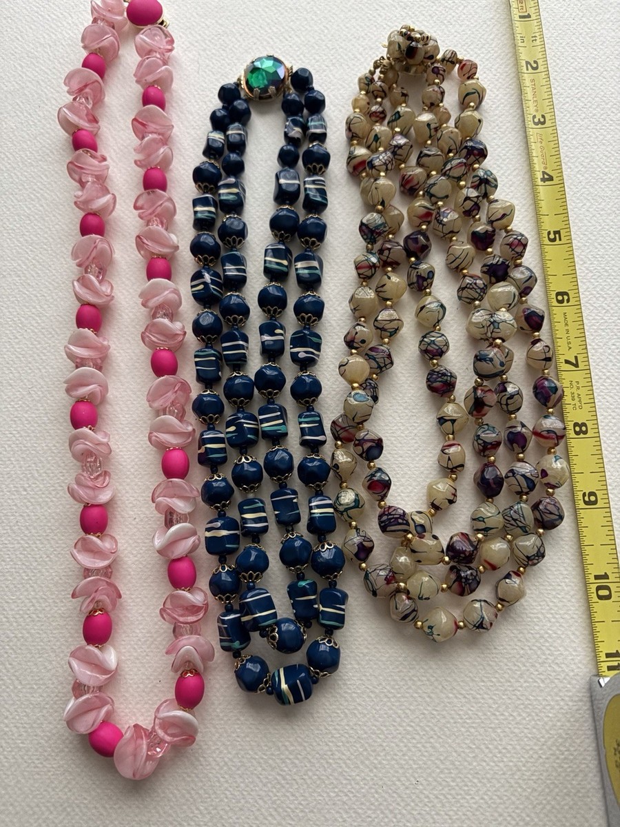 Vintage Retro Signed Hong Kong, Necklaces View 5