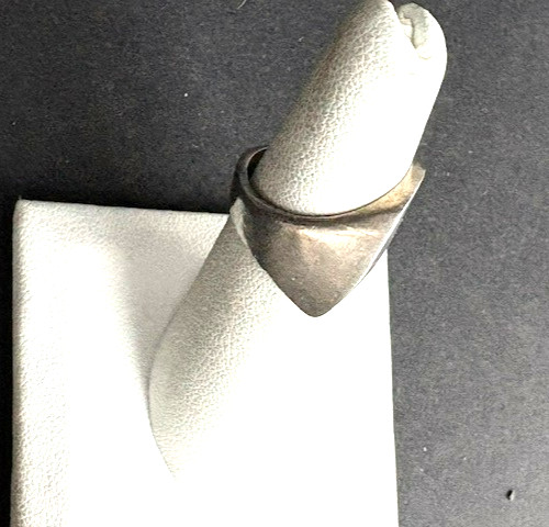 SOLID CAST 925 STERLING SILVER NICE DESIGN RING S… - image 3