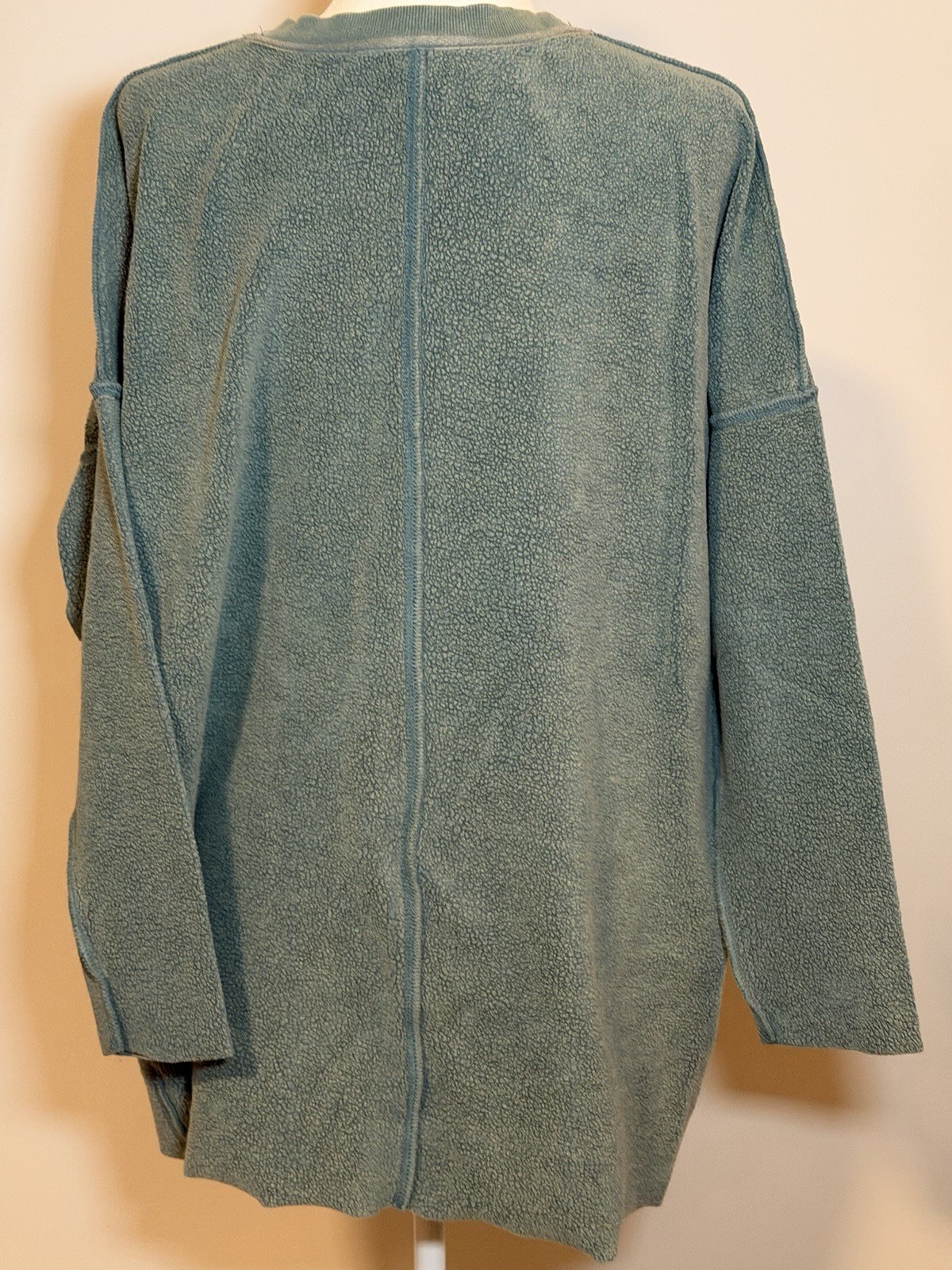 FREE PEOPLE Washed Ashore Solid Pullover Fleece G… - image 3