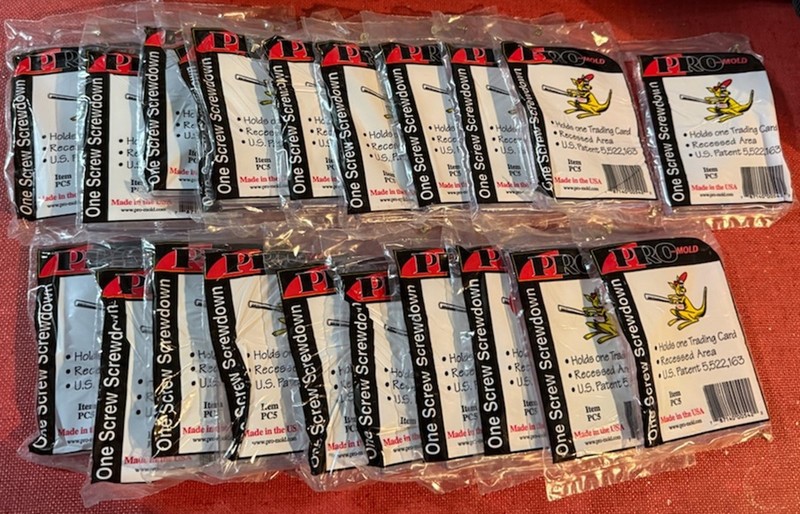 Lot of 21 -- PRO-HOLD Trading Card Holder PC5 One Screw Screwdown Sealed