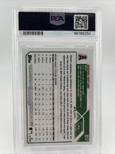 2023 Topps Holiday Shohei Ohtani SP PSA 10 - Picture 4 of 4