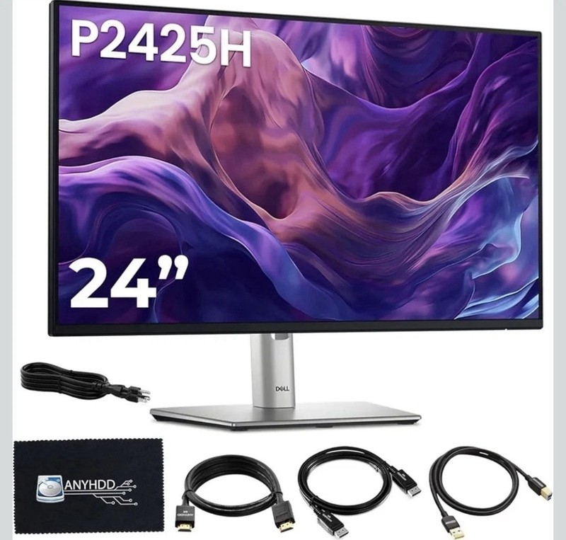 Dell P2425H 24in IPS FHD 1920x1080 100Hz Monitor HDMI DP USB-C Hub