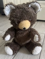 Vintage Jointed Moveable Teddy Bear Plush Fur 16  Made In Austria SEARS ROEBUCK