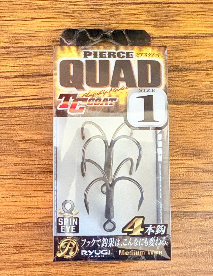 Ryugi Japan Pierce TC Quad Swivel Eye Hook( choose size ) | eBay