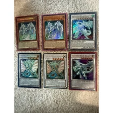 Set of 6 Yugioh Cards - Stardust Synchron, Shooting Star Dragon & More