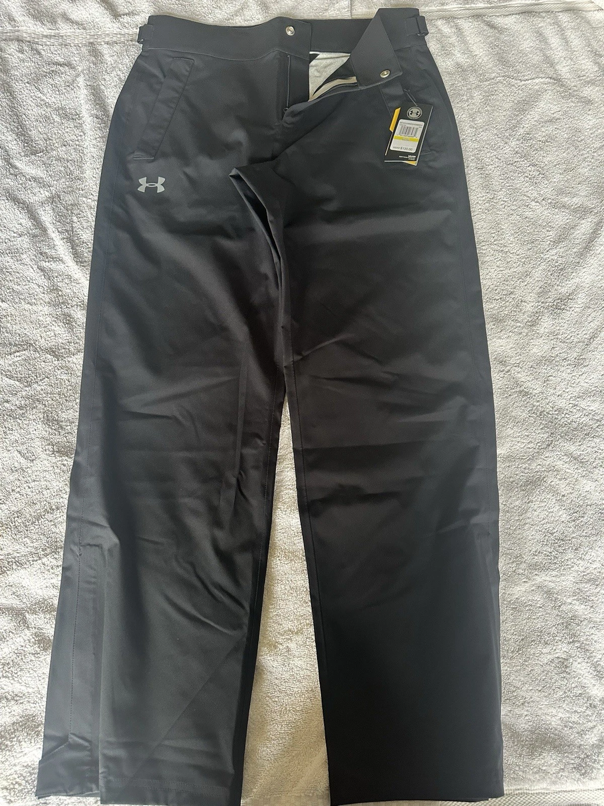 Under Armour Storm Rain Pant Waterproof Black 1305788-001 Men's Size Med New