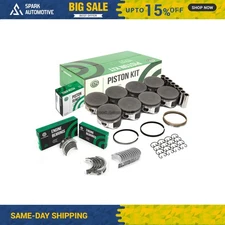 Pistons Main Rod Bearings fit 99-04 Chevrolet Tahoe GMC Sierra Yukon 1500 4.8L