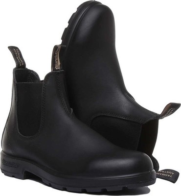 BLUNDSTONE 510 Premium Chelsea Leder Elastisch Herren Stiefel Schwarz EU 44