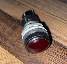 Vintage Red Domed Glass Dash Panel Light Aircraft Hot Rod 1 Dialco 75w 125v Vintage Red Domed Glass Dash Panel Light Aircraft Hot Rod 1 Dialco 75w 125v