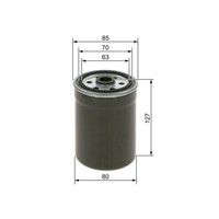 Kraftstofffilter Bosch 1457434154 FüR Gmc International Harv. Magirus Deutz Man