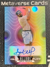 2026 Upper Deck Allure Golf Color Flow Rainbow #CF-11 Sahith Theegala Auto
