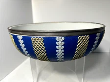 RARE - TRICOLOR - 19TH C.  WEDGWOOD FOOTED JASPERWARE CENTERPIECE BOWL - UNIQUE