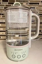 Buydeem Mini K Beverage Maker Model K313 Electric Kettle IOB Cozy Greenish