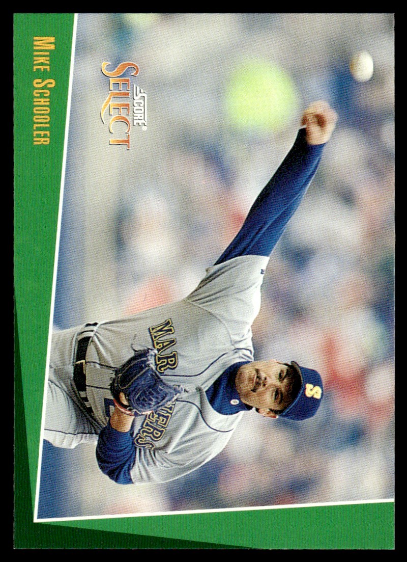 1993 Select #392 Mike Schooler Seattle Mariners