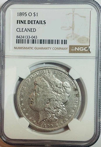 1895-O Morgan Silver Dollar - NGC Fine Details - Scarce Date