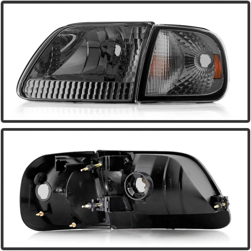 Faros lado conductor pasajero para Ford F150 Expedition 1997-2004 1997-99 F250 Foto 2 de 4
