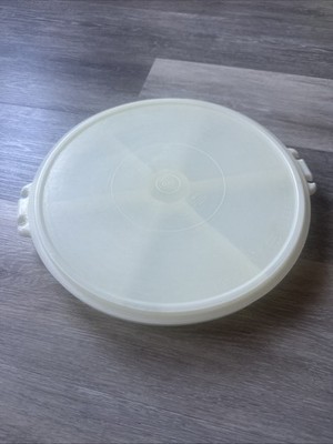 Tupperware Vintage Divided Veggie/Fruit Dip Serving Tray with Lid 12 