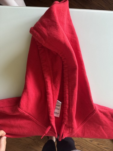 DC Shoes Hoodie Mens Large Red Full Zip Graphic Logo Skate Y2K Streetwear Sweats - Picture 9 of 12