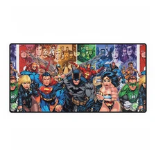 Superhero Comics Desk Mat Mouse Pad Gaming V3