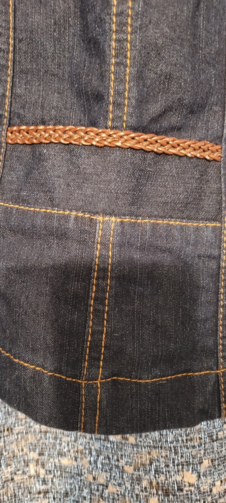 Ruby Rd. Dark Blue Short Jacket Studded Braided T… - image 6