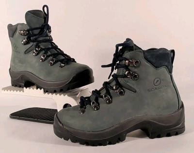 Scarpa Liskamm GTX Mountaineering Boots Olive Green Suede Vibram Italy size 11 Scarpa Liskamm GTX Mountaineering Boot EU 39 (US W7.5/M6.5  main image 2