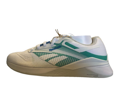 Reebok Nano X4 Damen Trainingsschuhe Weiß/Grün UK 6.5 US 9 EU 40