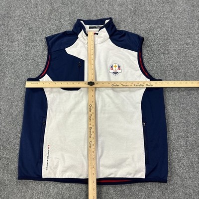 Ryder Cup USA 2016 Jacket Mens XL White Navy Golf Vest RLX Ralph