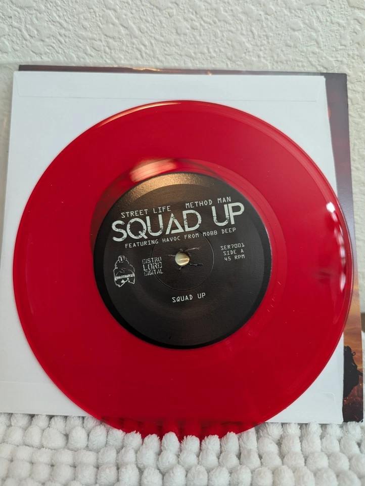 METHOD MAN + STREET LIFE + HAVOC - SQUAD UP (7") 2019  RARE  WU-TANG + MOBB DEEP - Image 4 of 4