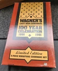 5-piece Miniature Set Wagner Cast Iron Cookware 100 Year Anniversary Sealed Box