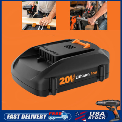 20V 2.0Ah For WORX WA3520 Lithium Battery WA3575 WA3525 WA3578 WG151s WA3520