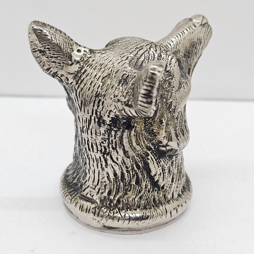 vintage gucci 1970's fox silver plate head bottle opener made in Italy - 第 5/12 張圖片