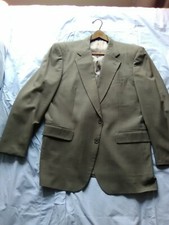 Light brown plaid wool Aquascutum suit