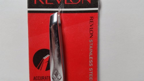 Revlon Slant Tweezers Accurate Tweezing 3 Pack Stainless Steel - Picture 3 of 11