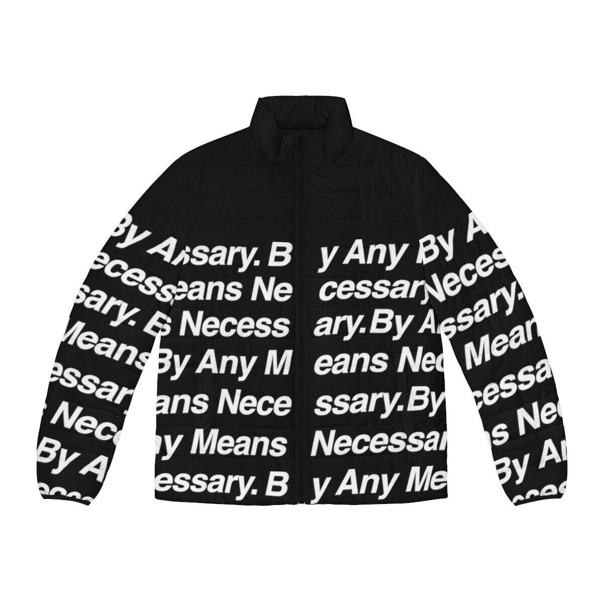 Goku Drip By Any Means Necessary Puffer Jacket - DBZ