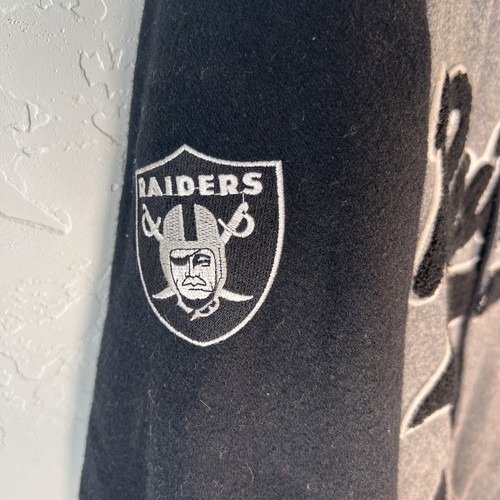 Vintage La Raiders Throwback Wool Varsity Script Starter Jacket XL Rare Vegas - Picture 3 of 12