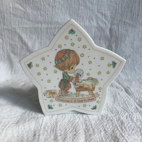 Precious Moments 250929 Boy With Lamb Candle Holder 1993 Vintage - Picture 3 of 8