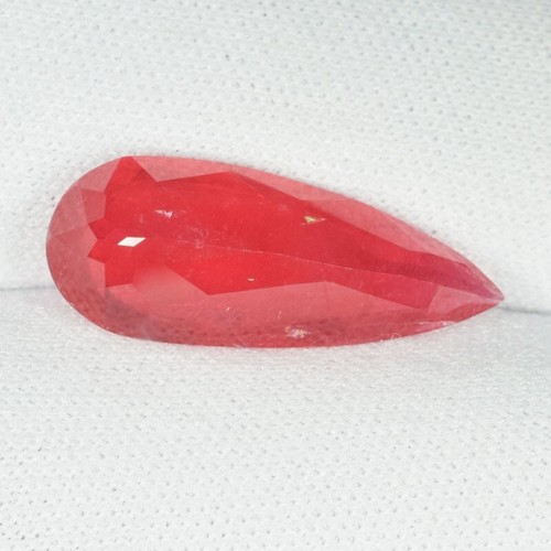 7.77 ct FINE QUALITY HOT FINE RED 100% NATURAL RHODONITE Pear See Vdo 0556 8910 - Picture 2 of 2