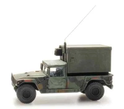 Artitec 6870553 Humvee Camouflé Abri TK-HQ Modèle Fini HO 1:87 Neuf - Photo 1/4