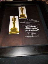 B.J. Thomas Burt Bacharach Rare Original Academy Awards Promo Poster Ad Framed!