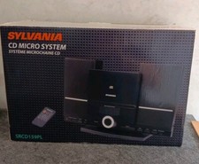 Sylvania Hi Fi Micro System Stereo AM/FM Radio CD SRCD159PL