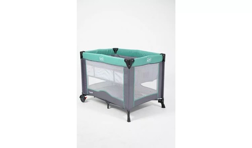 Cuggl Travel Cot With Bassinet - Sea Green n Black(USED) - Picture 2 of 6