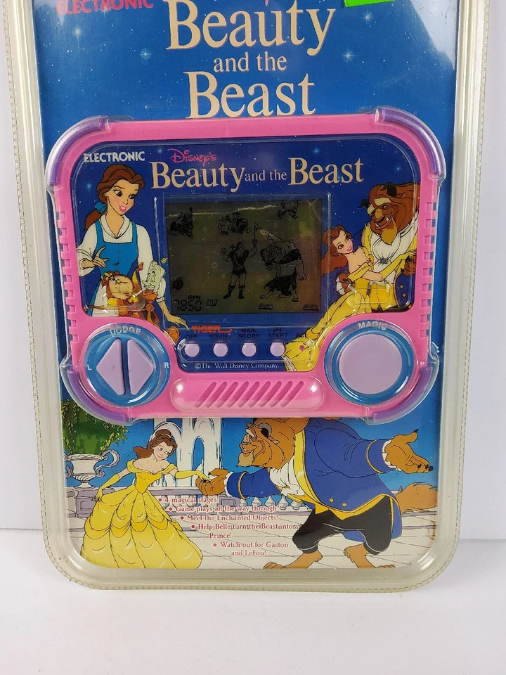 De colección La Bella y la Bestia (Tiger Electronics, LCD, 1991) Nuevo Sellado RARO Foto 2 de 4