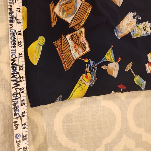 Vintage K.A.D Hawaiian Shirt Men's Button Down Size XL Alcohol & Hibiscus Print - Picture 6 of 9