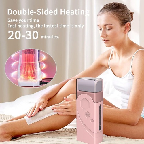 Wax Roller Warmer Heater Waxing Kit Depilatory Hair Removal 3 Wax Roller Refill - Picture 8 of 13